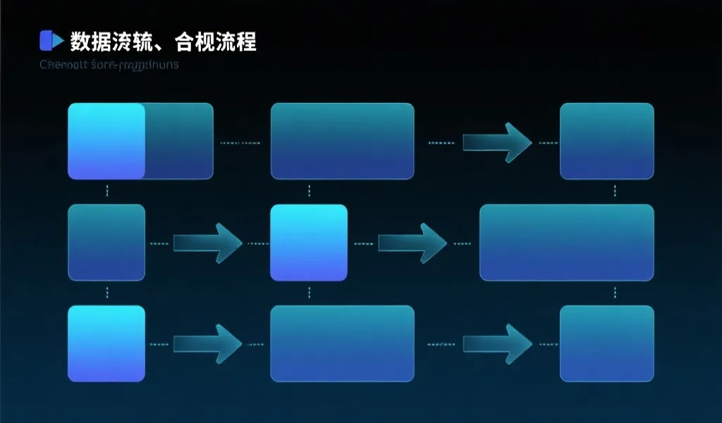 结构化数据展示与合规流程图